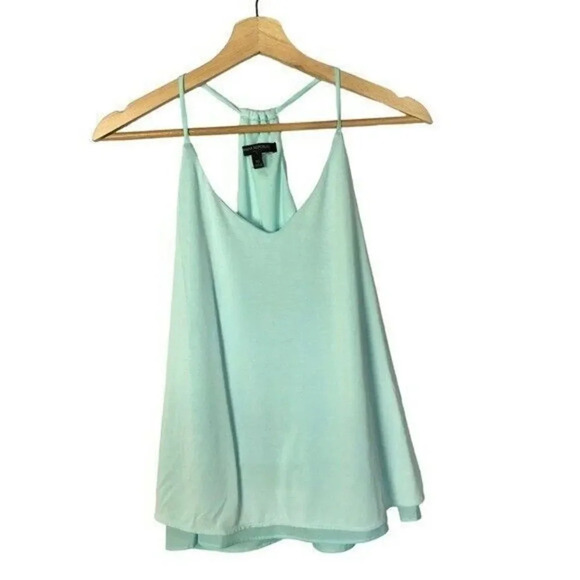 Banana Republic Light Blue Layered Racerback Tank Top XS - Picture 1 of 3